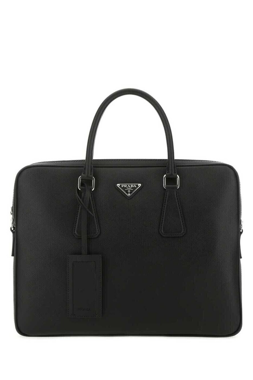Prada Re Messenger Crossbody Bag Black